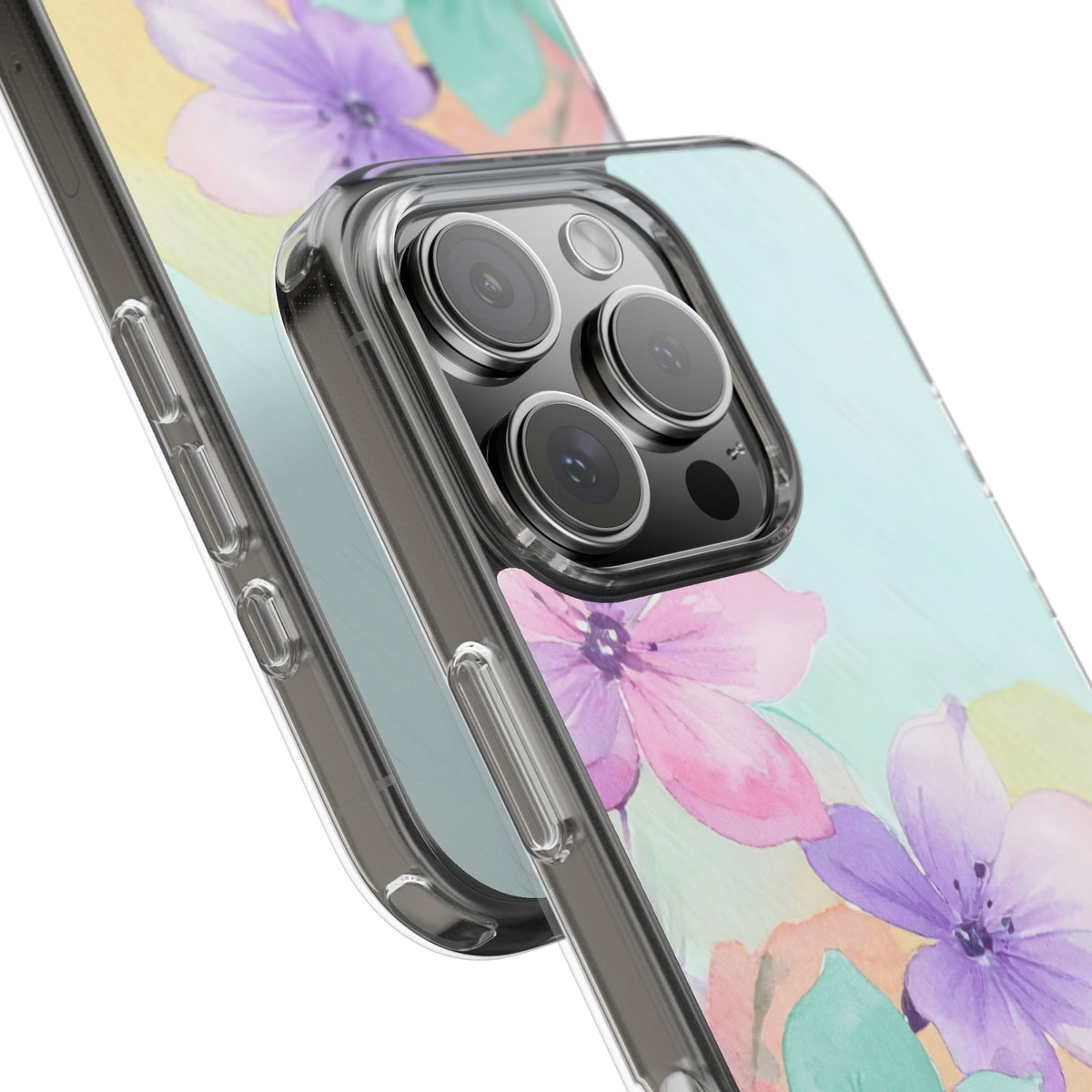 Clear Phone Case – Water Petal