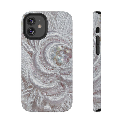 Impact-Resistant Phone Case – Lace Veil