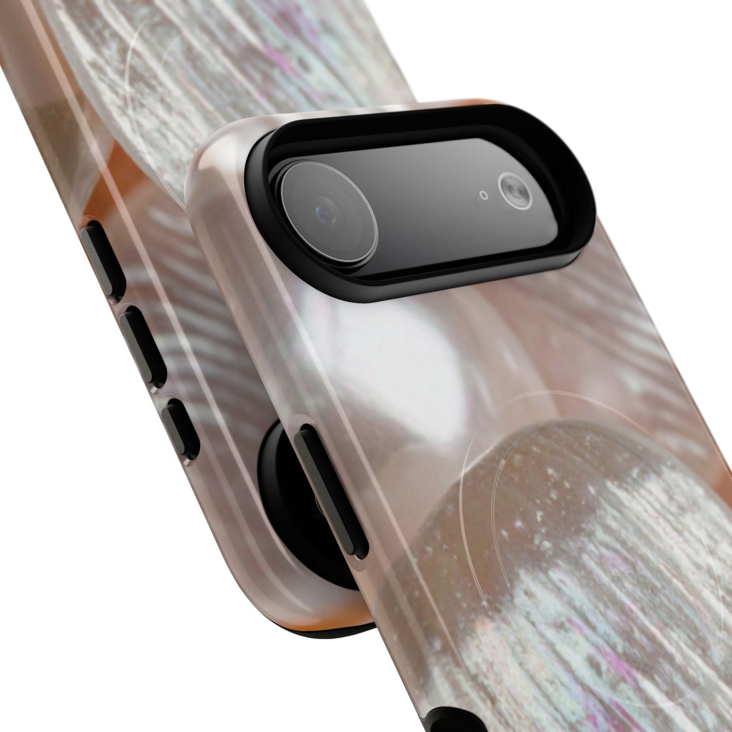 Protective Magnetic Phone Case – Blush Pearl