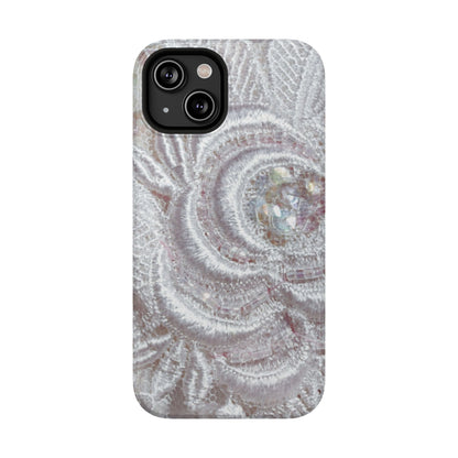Impact-Resistant Phone Case – Lace Veil