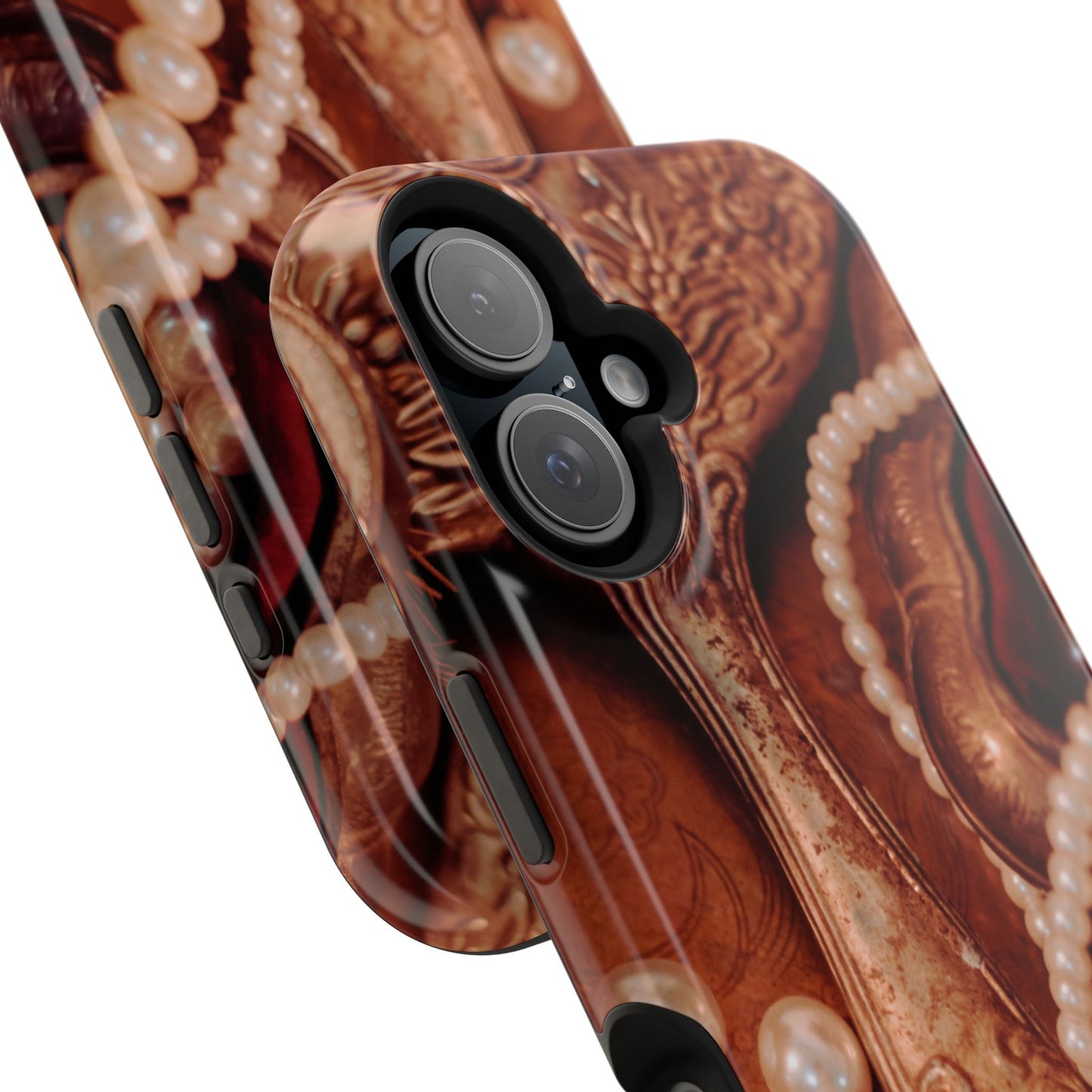 Wireless-Charging Compatible Case – Bronze Vanity