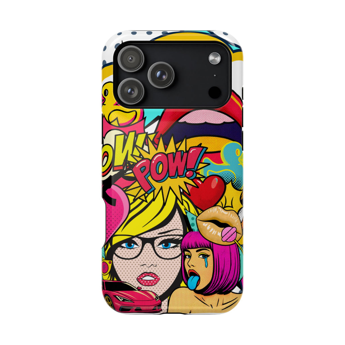 Impact-Resistant Phone Case – Pop Off – Compatible with iPhone 11–17 & Samsung Galaxy S22–S26 Series