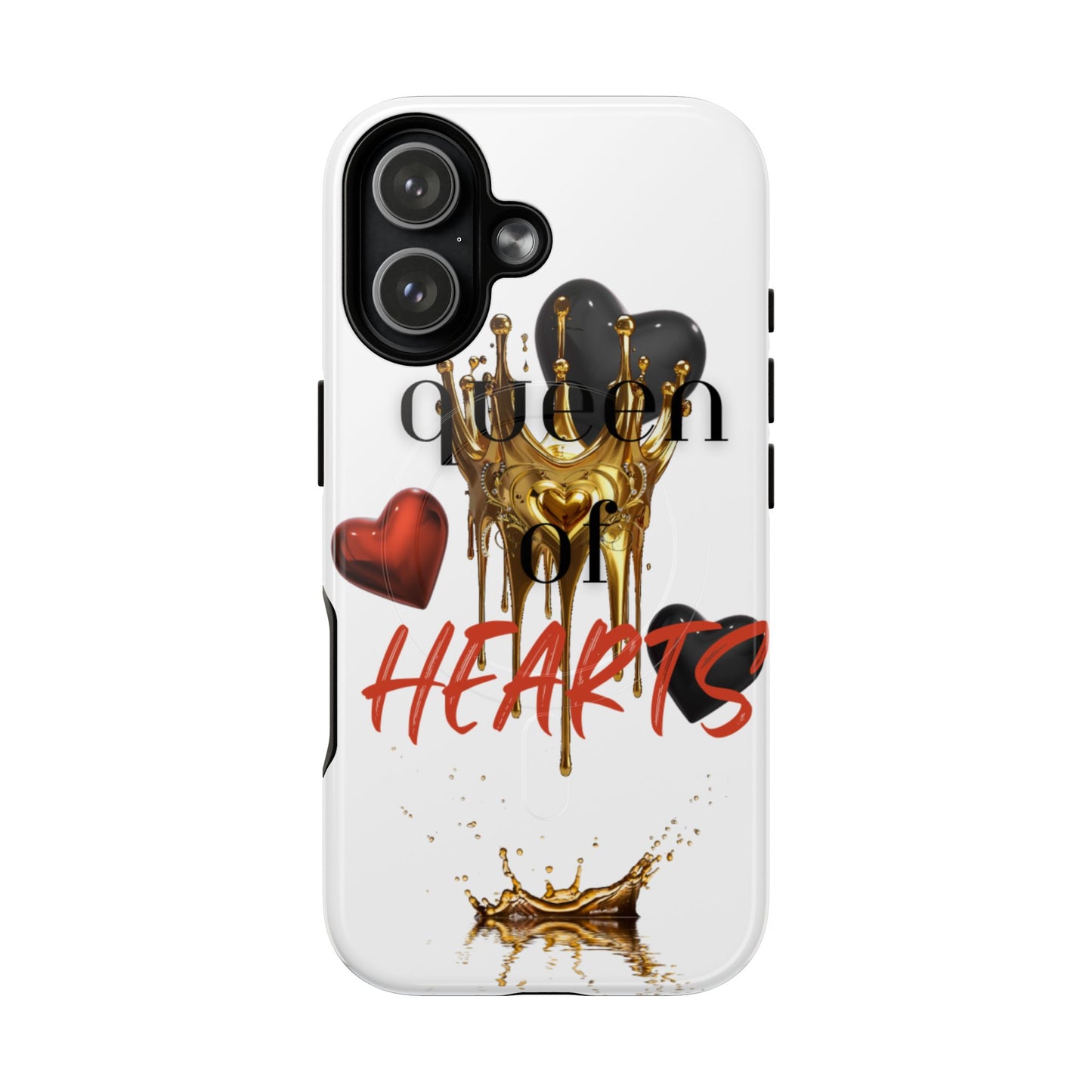 Protective Magnetic Phone Case – Queen of Hearts