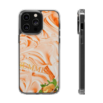 Clear Phone Case – Peach Sorbet
