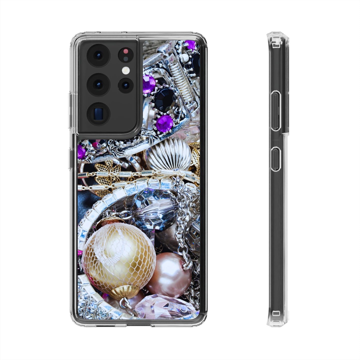 Clear Phone Case – Chrome Jewel