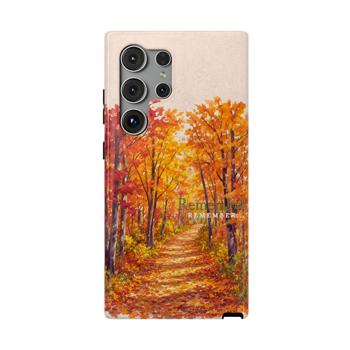 Impact-Resistant Phone Case – Autumn Remembered – Compatible with iPhone 11–17 & Samsung Galaxy S22–S26 Series