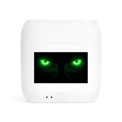 Wireless Earbuds – Neon Green Monster Eyes