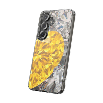 Clear Phone Case – Heart of Gold