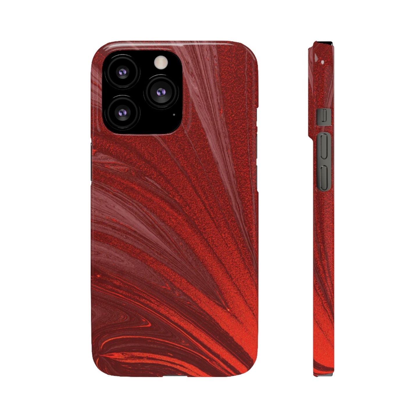 Snap Phone Case – Crimson Current