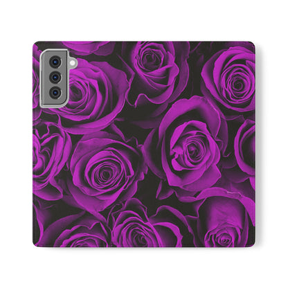 Flip Case – Amethyst Roses