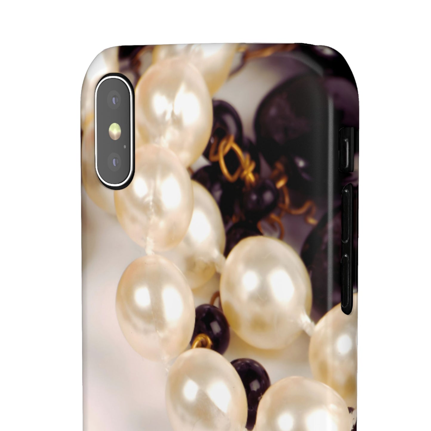 Snap Phone Case – Noir Pearl