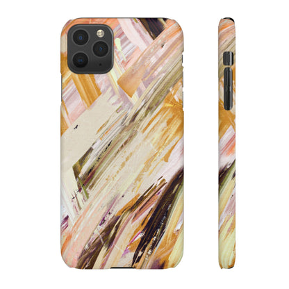 Snap Phone Case – Brush & Bronze