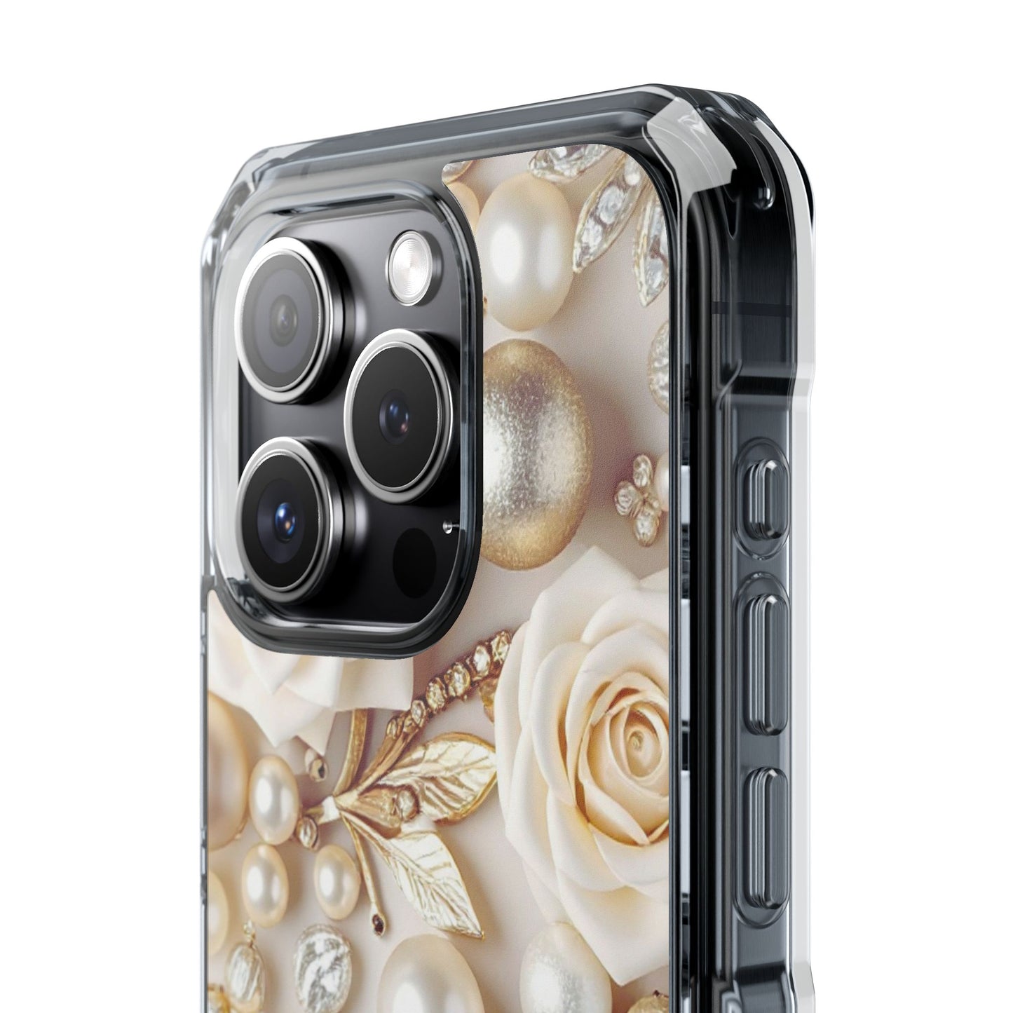 Clear Magnetic Phone Case – Ivory Opulence