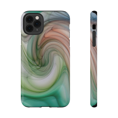 Impact-Resistant Phone Case – Marble Flow
