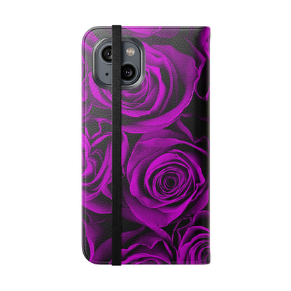 Flip Case – Amethyst Roses