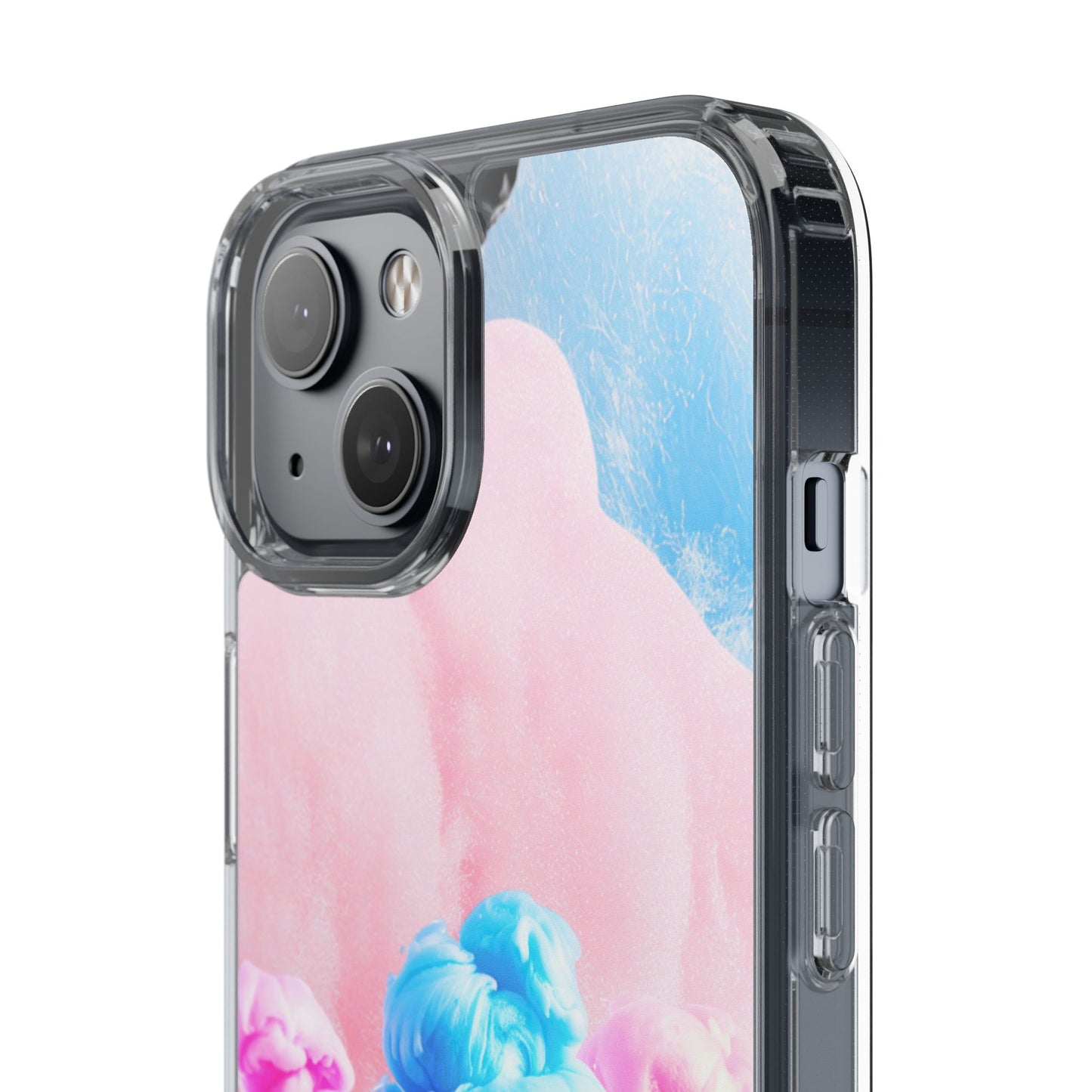 Clear Phone Case – Cotton Candy Dream