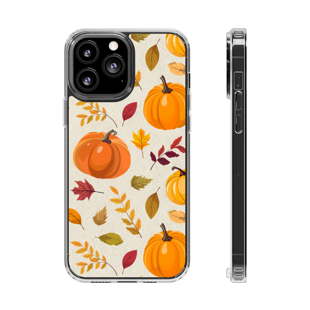 Clear Phone Case – Falling for Pumpkin