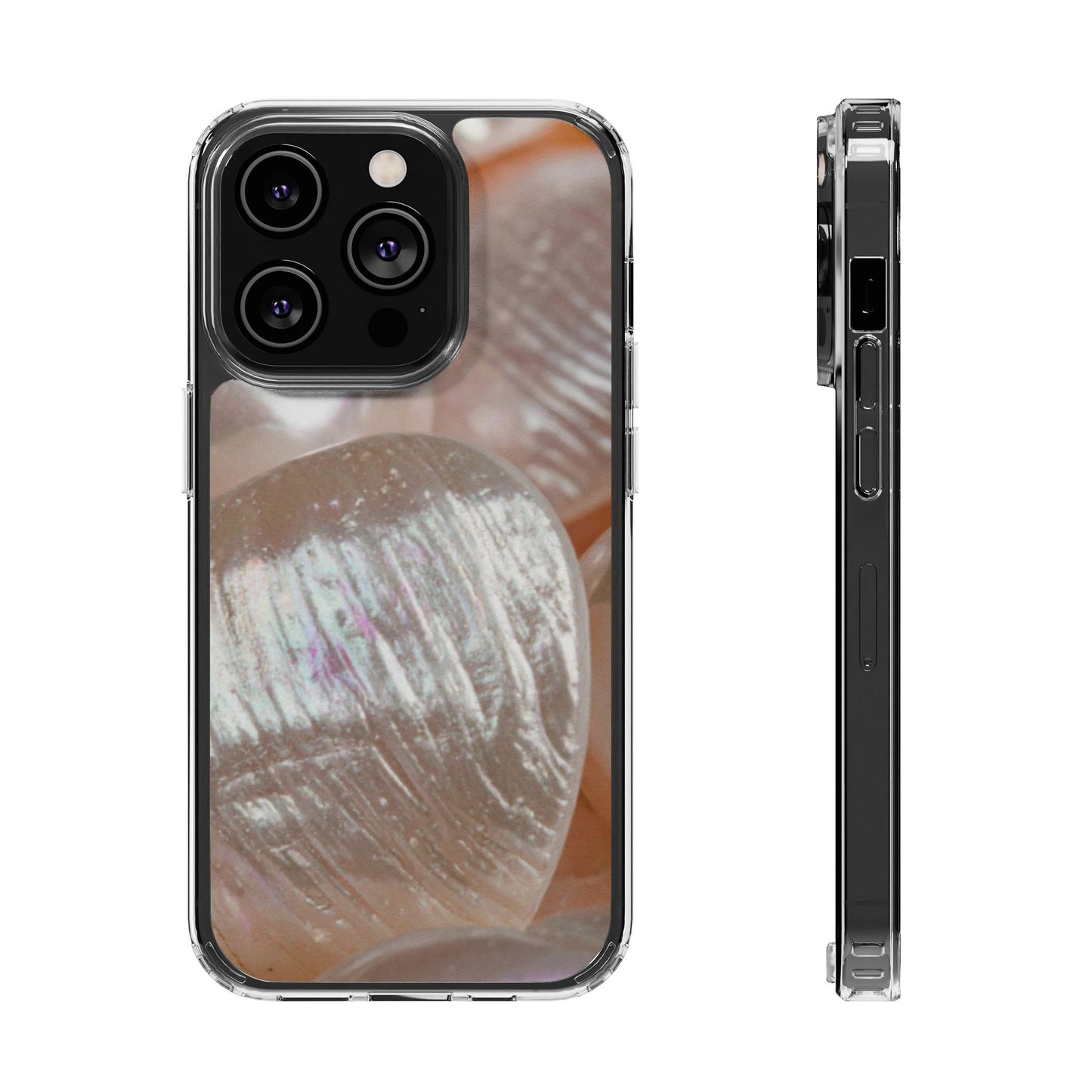 Clear Phone Case – Blush Pearl