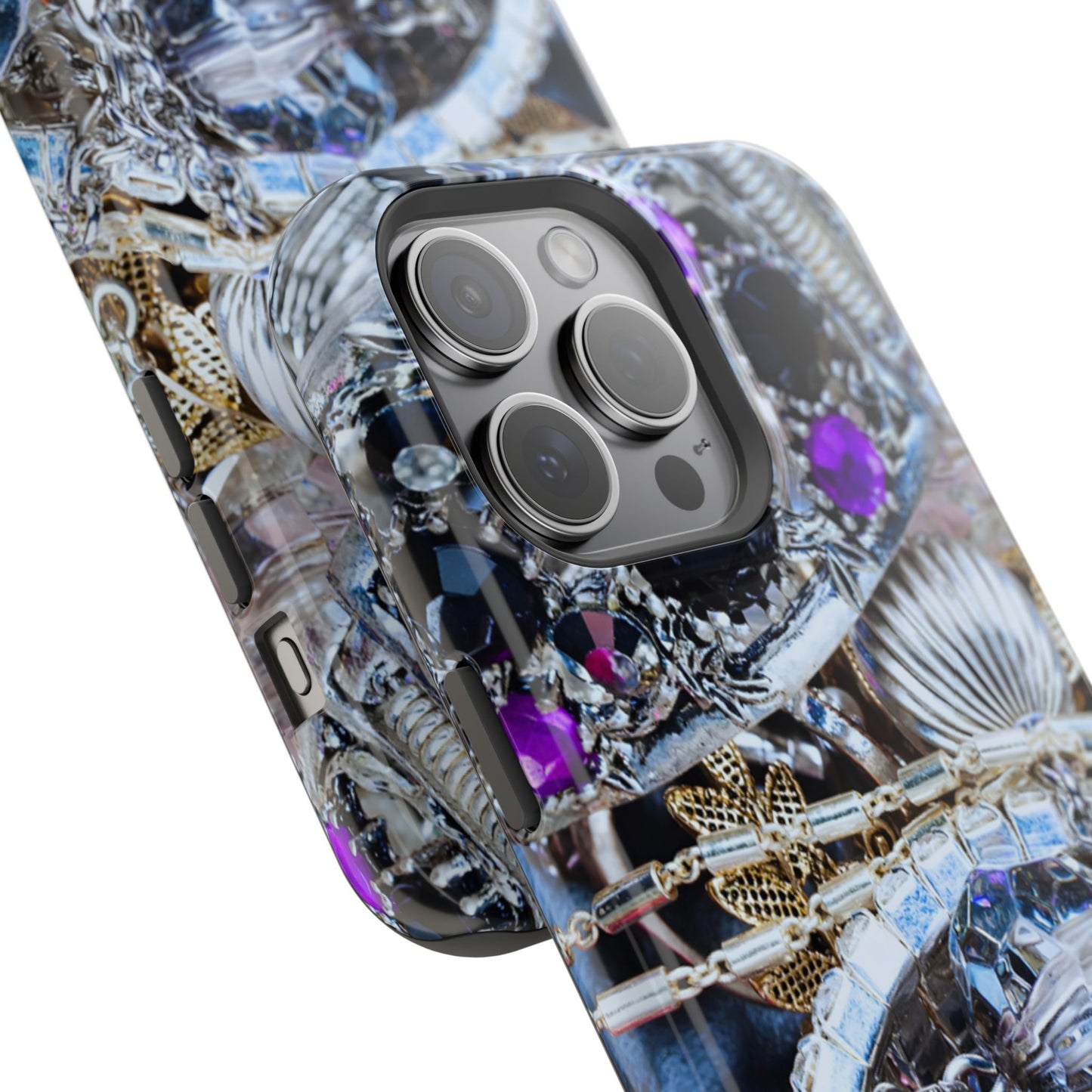 Wireless-Charging Compatible Case – Chrome Jewel