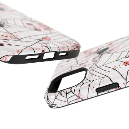 Impact-Resistant Phone Case – Blood Web