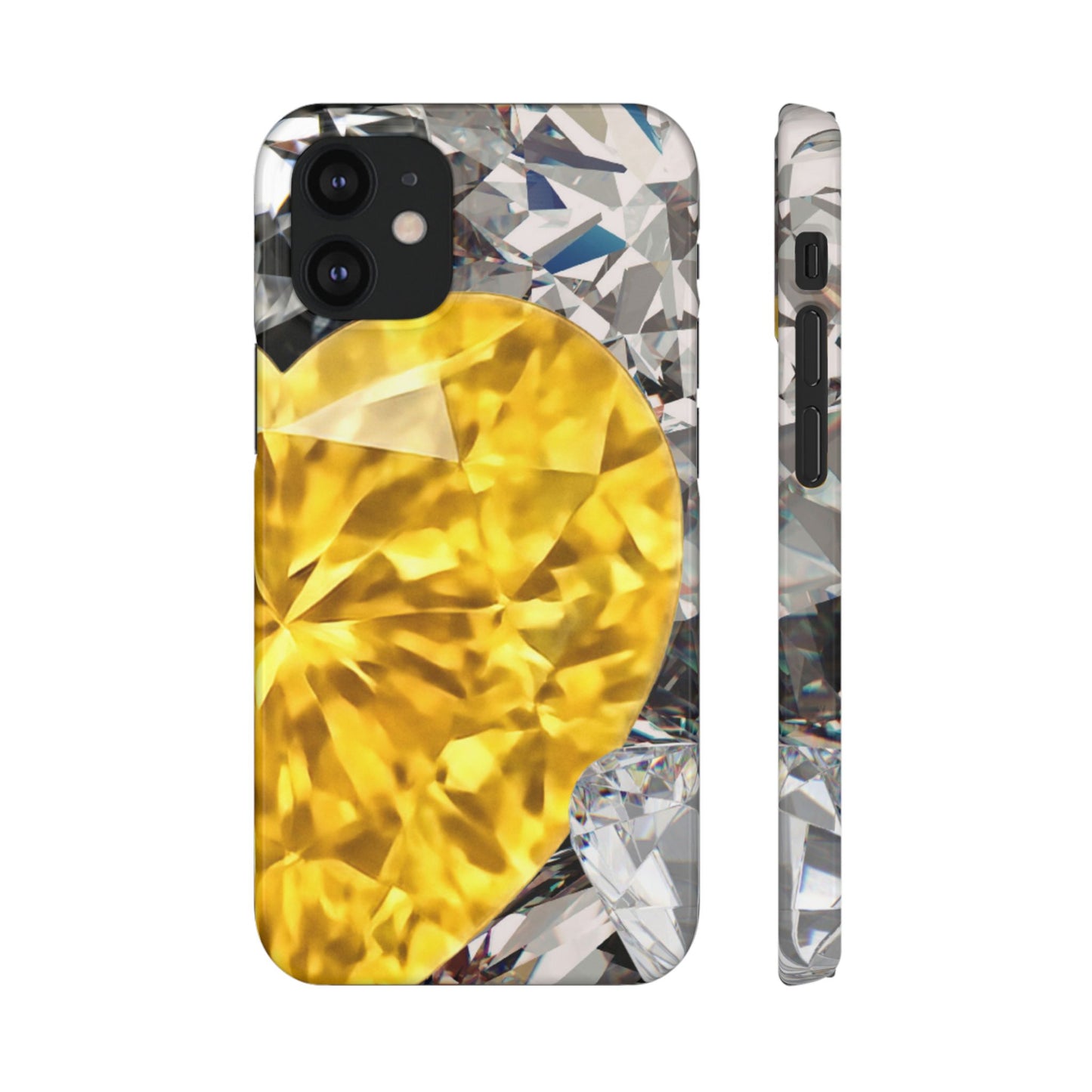 Snap Phone Case – Heart of Gold