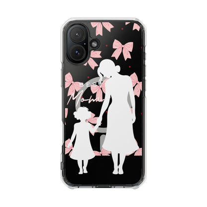 Clear Magnetic Phone Case – Best Mom: My Little Girl