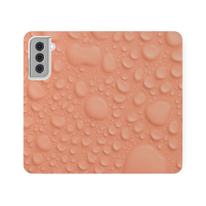 Flip Case - Apricot Rain