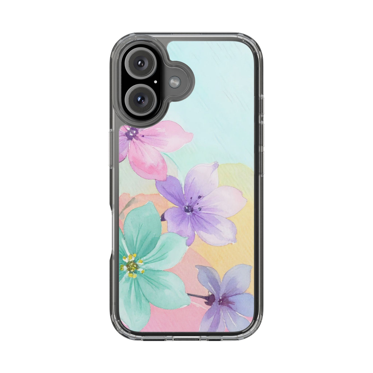 Clear Phone Case – Water Petal