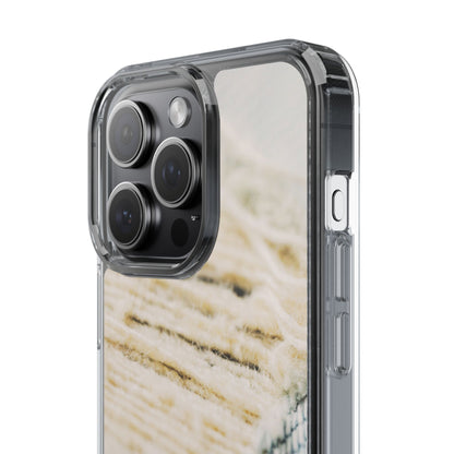 Clear Phone Case – Woven Warmth