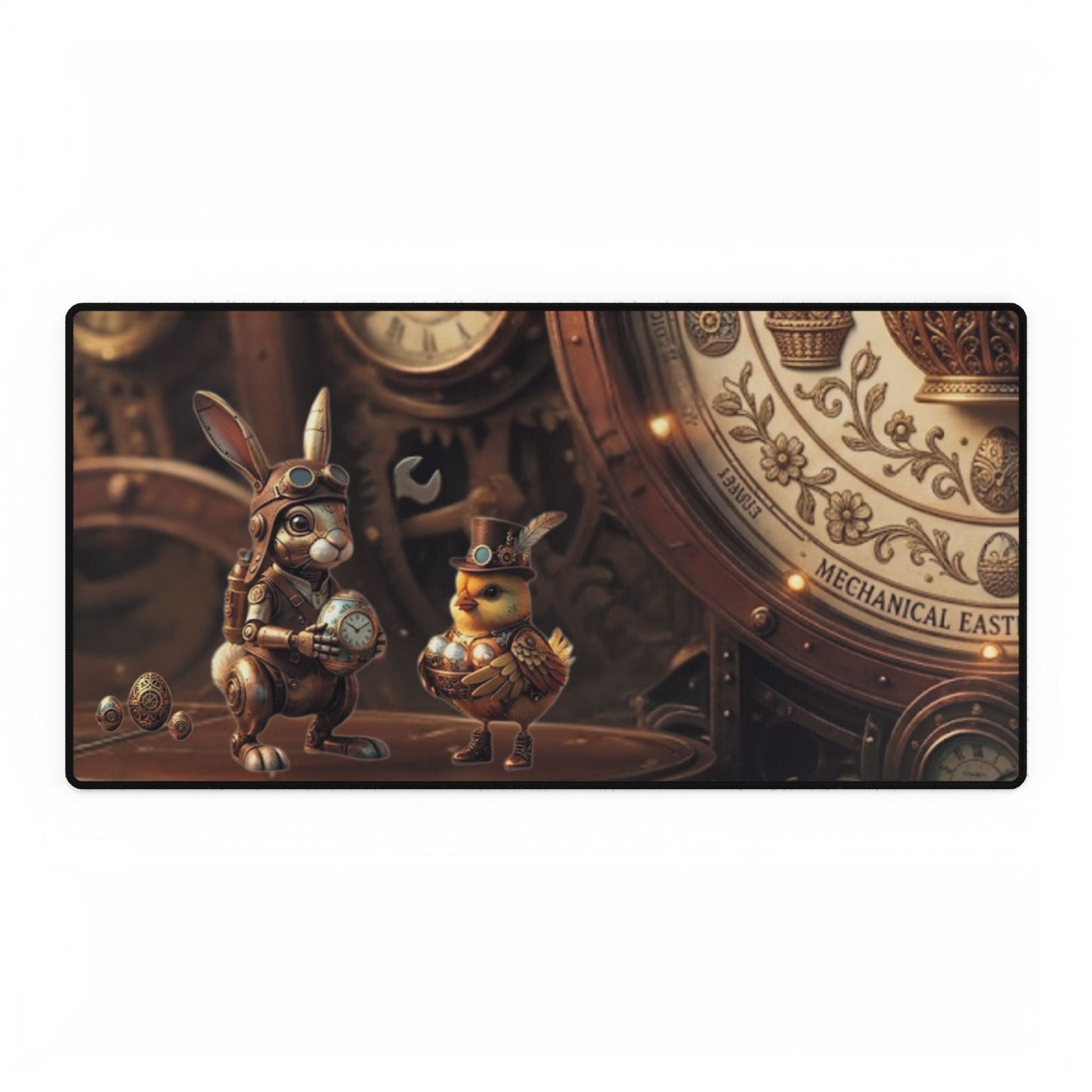 Desk Mat – Clockwork Cottontail