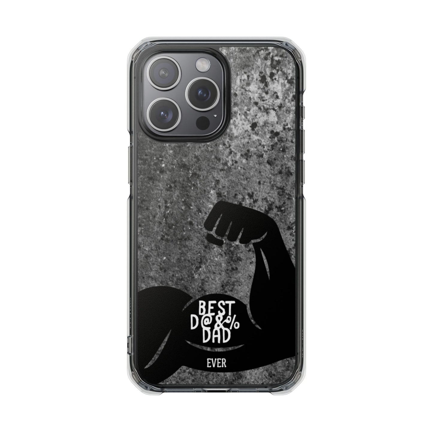 Clear Magnetic Phone Case – Best Dad Ever