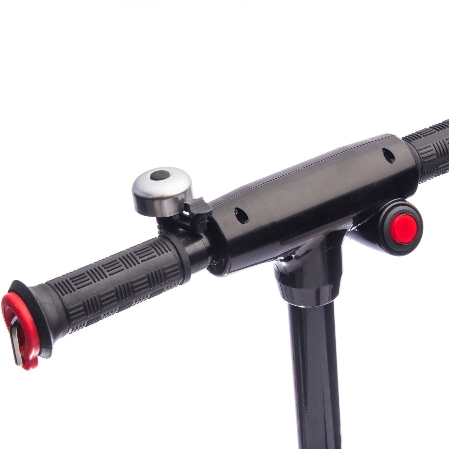 Kids Electric Scooter - 5.59-6.84 MPH, LED Lights, Rear Brake, Kickstand, Bell, Wide Pedal, Ages 6+