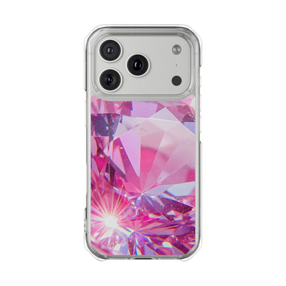 Clear Magnetic Phone Case – Pink Ice