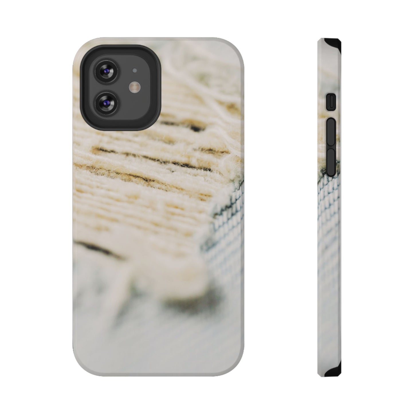 Impact-Resistant Phone Case – Woven Warmth