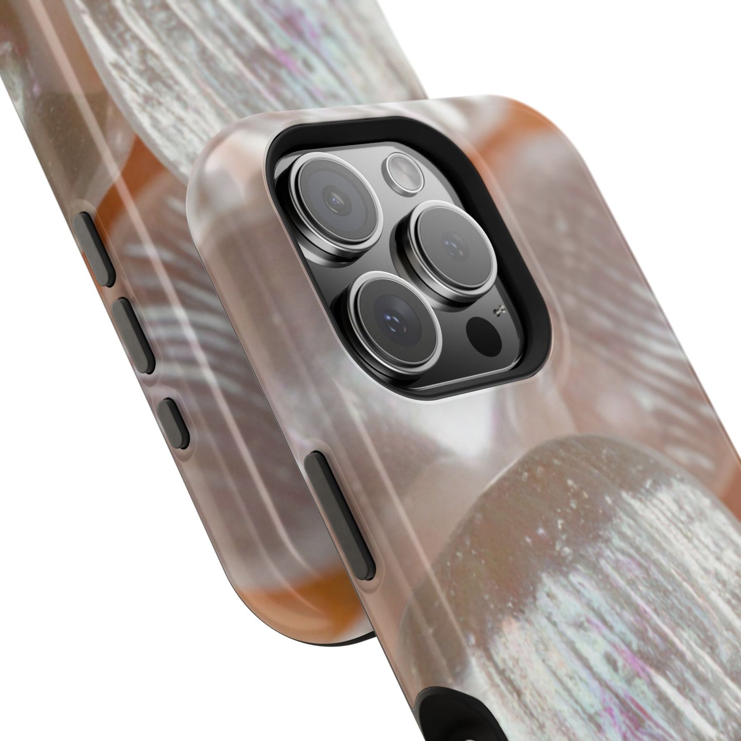 Impact-Resistant Phone Case – Blush Pearl