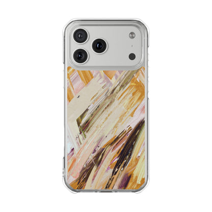 Clear Magnetic Phone Case – Brush & Bronze