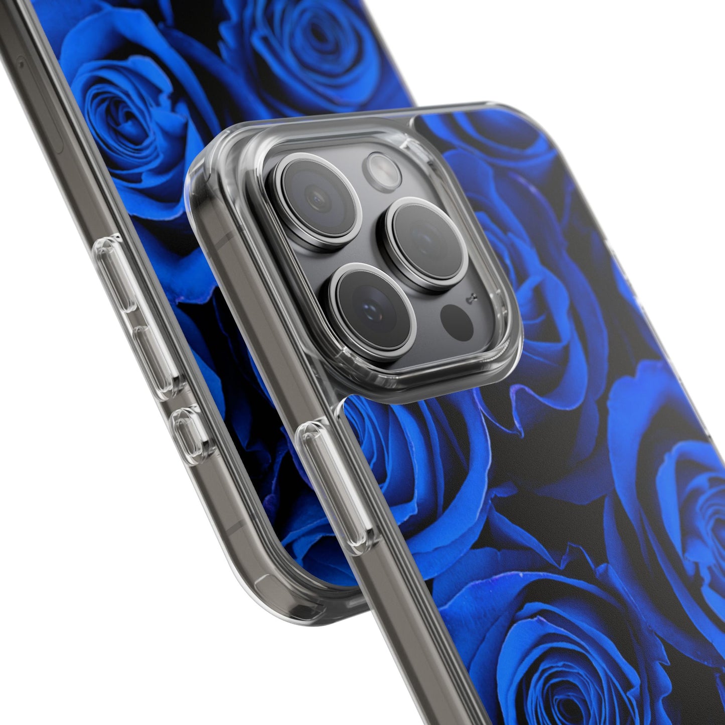 Clear Phone Case – Midnight Bloom