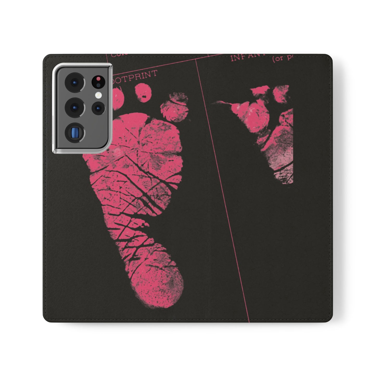 Flip Case – Mom’s Little Pink Footprints