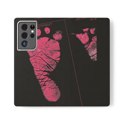 Flip Case – Mom’s Little Pink Footprints
