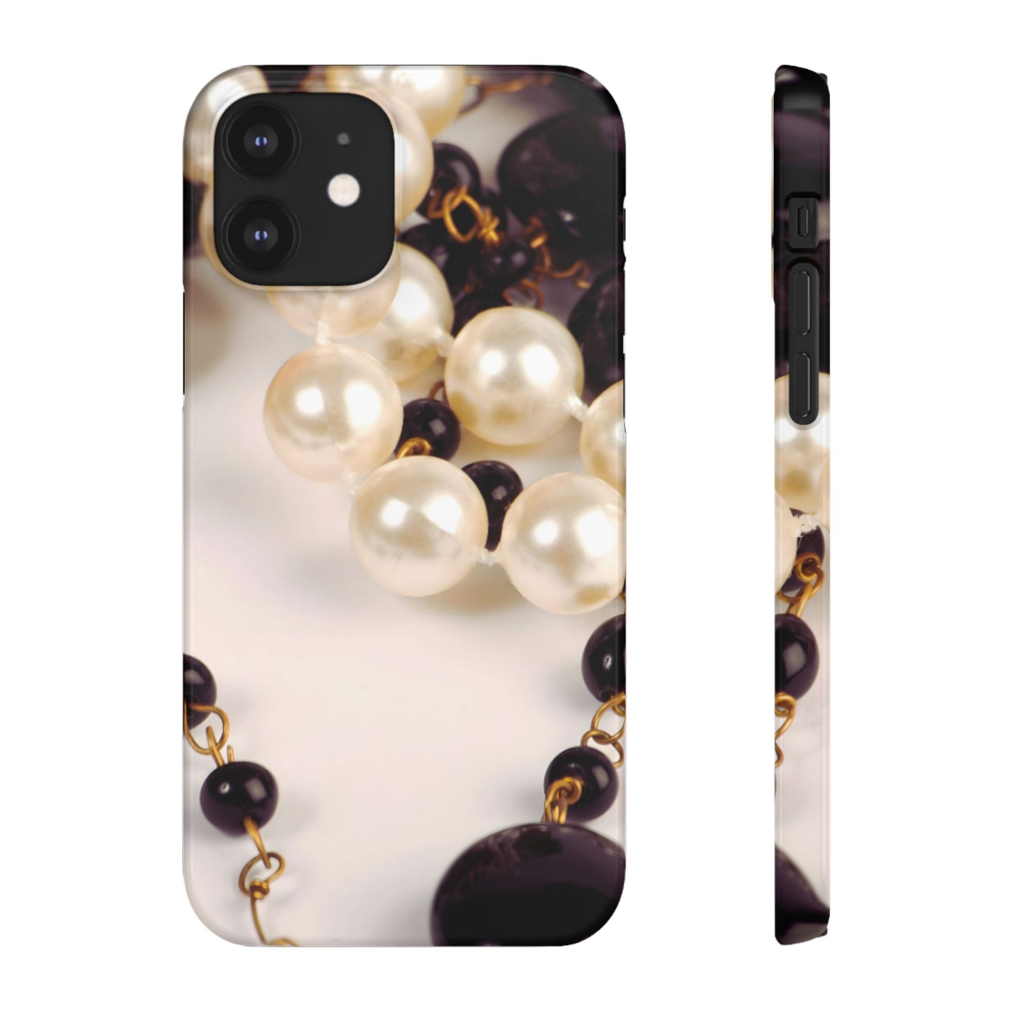 Snap Phone Case – Noir Pearl
