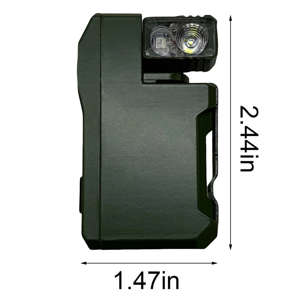 Portable Flat Pocket Flashlight 400 Lumens Magnetic Keychain Flashlight Small Flashlight for Outdoor Camping Hiking