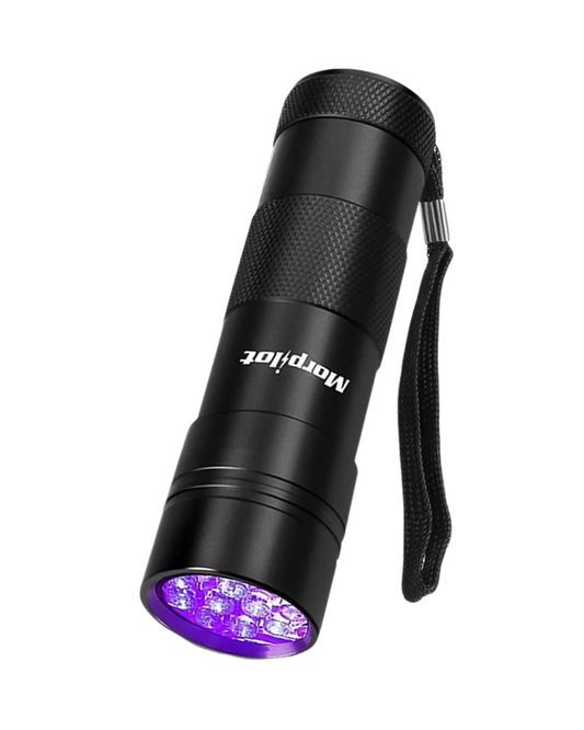 2-Pack UV Blacklight Flashlight - 12 LED Pet Stain Detector