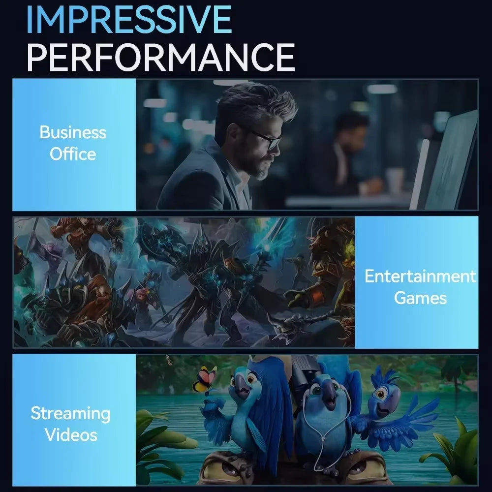 2025 Mini PC Core I9 8950HK N5095A Windows 11 Pro Desktop Pc Gaming Computer 16GB DDR4 1TB SSD Wifi6 BT5.2 4K Portable Pc