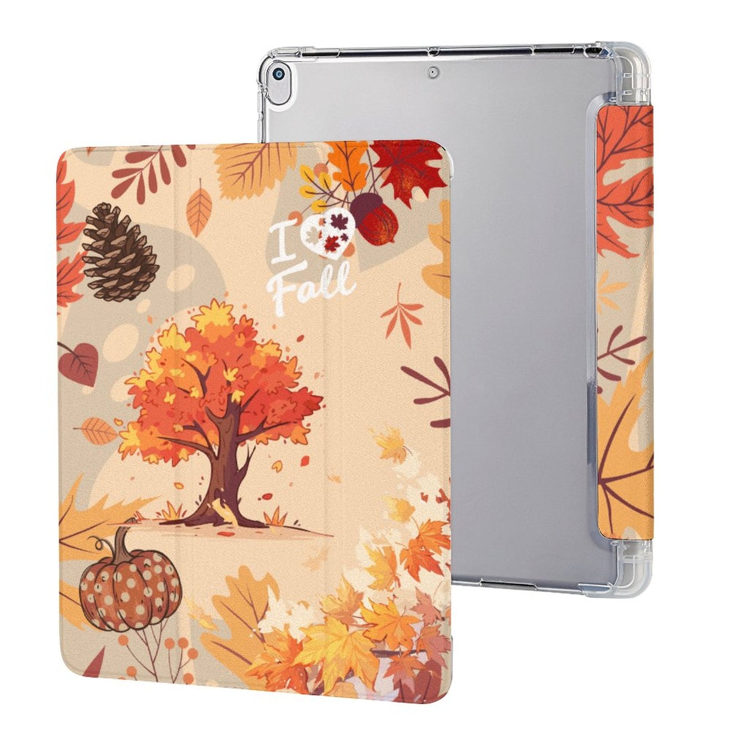 Tablet Case with Pencil Holder – Fall in Love