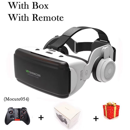 VR Shinecon Casque 3D Helmet Headset Virtual Reality Glasses for Iphone Android Smart Phone Smartphone Viar Goggles Binoculars