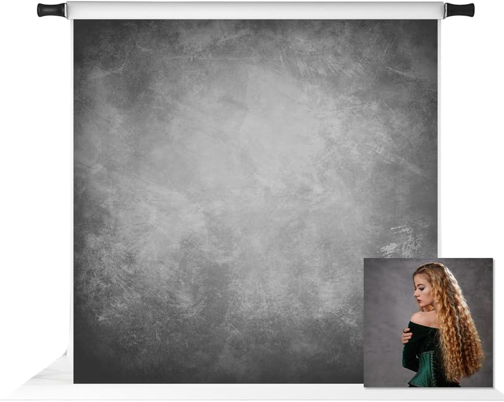 8X8Ft Light Grey Backdrop Gray Backdrops for Photographers Microfiber Photography Background