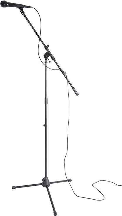 MS7701B Tripod Microphone Boom Stand, Black