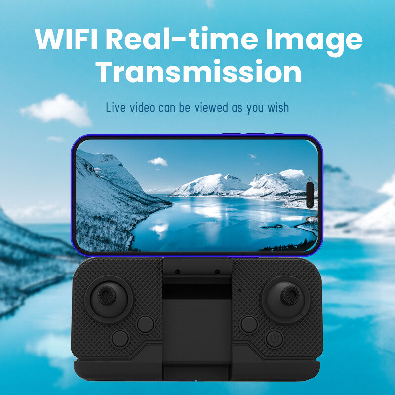 2024 New RC Drone with 4K HD Dual Camera WIFI FPV Foldable Quadcopter +3 Battery