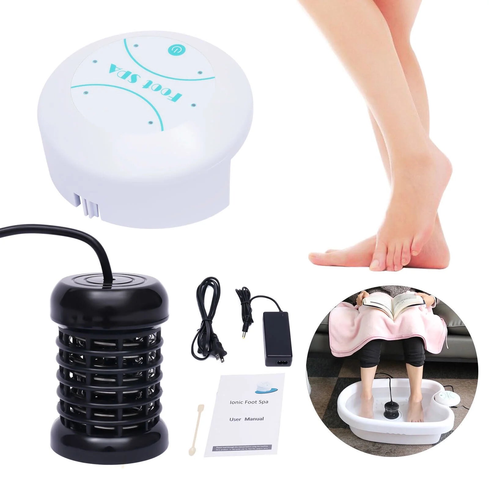 Ionic Foot Bath Detox Machine Foot Spa Ion Detox Foot Bath Cleanse for Home Use Salon Beauty SPA Club