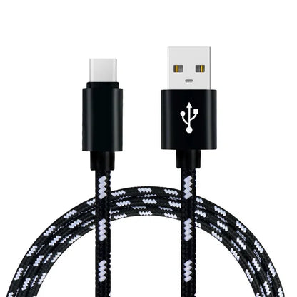 USB-A to USB-C Braided Charging Cable – 2m Premium Reach